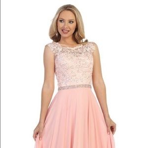 Blush Party Dress